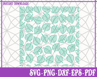 Animal Crossing Repeating Pattern SVG, Pdf, Eps, Dxf PNG files for Cricut, Silhouette