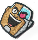 Cyborg Handmade Sew On Embroidered Patch