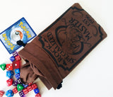 Handmade Drawstring bag - Pokemon Specialized Master - Rock Rockruff & Lycanrock