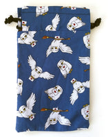 Handmade Drawstring bag - Hedwig Letter bag