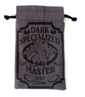 Handmade Drawstring bag - Pokemon Specialized Master - Dark Type Bag