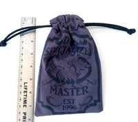 Handmade Drawstring bag - Pokemon Specialized Master - Dark Type Bag