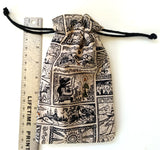 Handmade Drawstring bag - Zelda Ancient Print