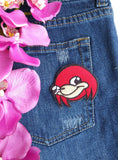 Knuckles Meme Handmade Sew On Embroidered Patch