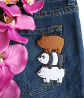 We Bare Bears Handmade Sew On Embroidered Patch