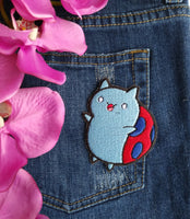 Catbug Handmade Sew On Embroidered Patch