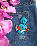 Mudkip Handmade Sew On Embroidered Patch