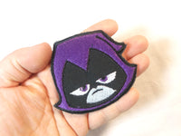 Raven Handmade Sew On Embroidered Patch