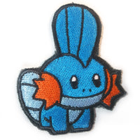 Mudkip Handmade Sew On Embroidered Patch