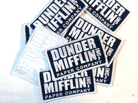 Dunder Mifflin Handmade Sew On Embroidered Patch