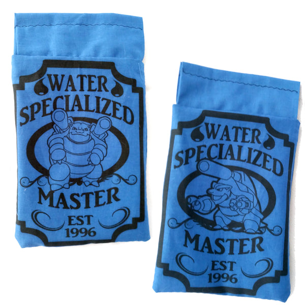 Handmade Drawstring bag - Pokemon Specialized Master - WATER
