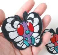 Butterfree Handmade Sew On Embroidered Patch