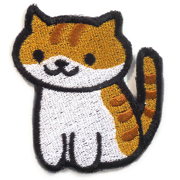 Pumpkin the cat Handmade Sew On Embroidered Patch