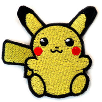 Pikachu Handmade Sew On Embroidered Patch