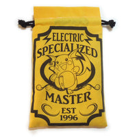 Handmade Drawstring bag - Pokemon Specialized Master - ELECTRIC
