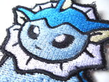 Vaporeon Handmade Sew On Embroidered Patch