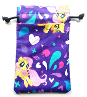 Handmade Drawstring bag - Purple My Little Pony