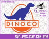 Dinoco & Rusteze Disney Cars Logo SVG, Pdf, Eps, Dxf PNG files for Cricut, Silhouette