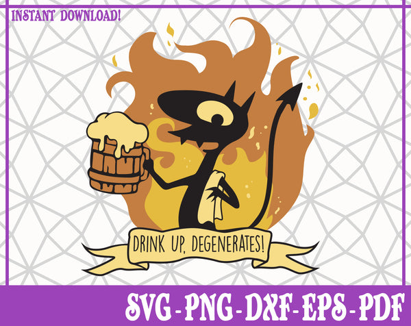 Luci disenchantment SVG, Pdf, Eps, Dxf PNG files for Cricut, Silhouette Instant download