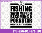 Fisherman Hooker SVG, Pdf, Eps, Dxf PNG files for Cricut, Silhouette Instant download