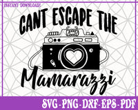 Mamarazzi SVG, Pdf, Eps, Dxf PNG files for Cricut, Silhouette Instant download
