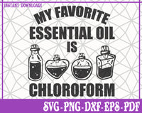 Essential Oil is Chloroform SVG, Pdf, Eps, Dxf PNG files for Cricut, Silhouette Instant download