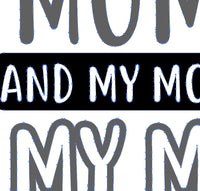 Mind on my mommy SVG, Pdf, Eps, Dxf PNG files for Cricut, Silhouette Instant download