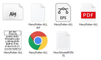 FONT Harry Potter SVG, Pdf, Eps, Dxf PNG files for Cricut, Silhouette Instant download