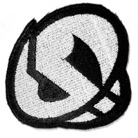 Team Skull Handmade Sew On Embroidered Patch