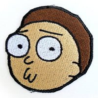 Morty Handmade Sew On Embroidered Patch