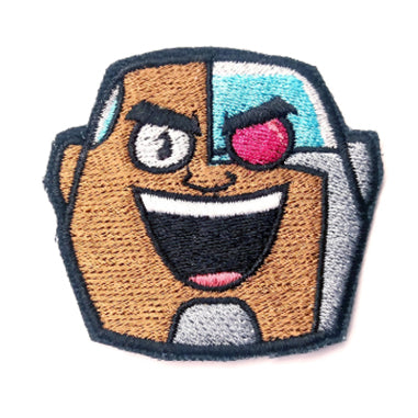 Cyborg Handmade Sew On Embroidered Patch