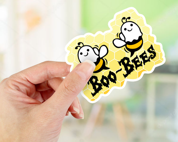Boo Bees Printed Vinyl Sticker