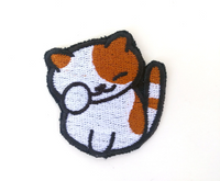 Patches the Cat Handmade Sew On Embroidered Patch