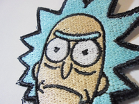 Rick Handmade Sew On Embroidered Patch