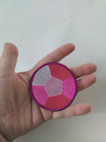 Rose Quartz Handmade Sew On Embroidered Patch