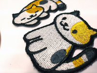 Sunny Handmade Sew On Embroidered Patch