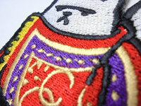 Xerxes Handmade Sew On Embroidered Patch